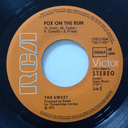 Sweet* : Fox On The Run (7", Single)