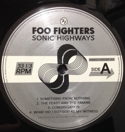 Foo Fighters : Sonic Highways (LP, Album, Chi)