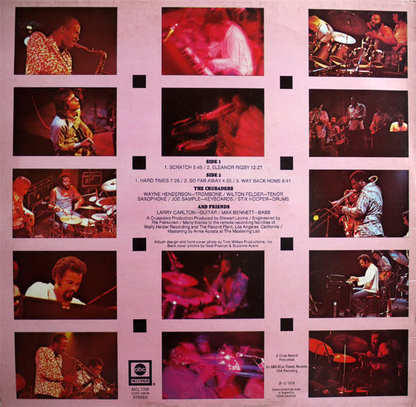 The Crusaders : Scratch (LP, Album, RE)