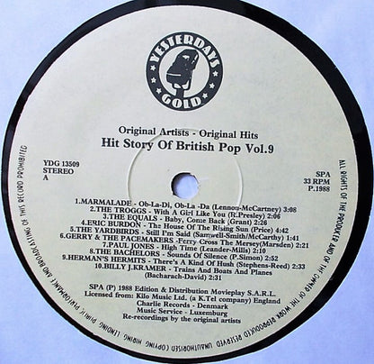 Various : The Hit Story Of British Pop Vol.9 (LP, Comp)