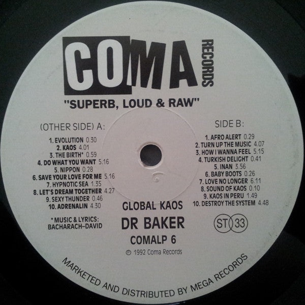 Dr. Baker : Global Kaos (LP, Album)