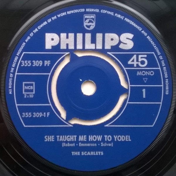 The Scarlets : She Taught Me How To Yodel / Kansas City Star (7", Single)