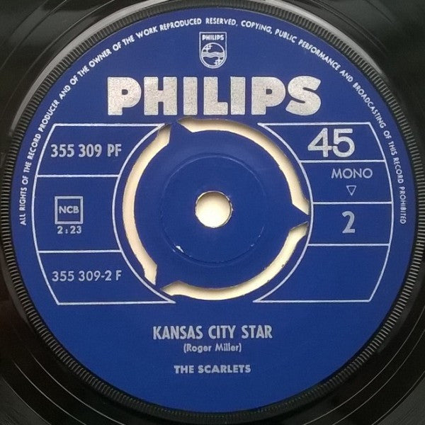 The Scarlets : She Taught Me How To Yodel / Kansas City Star (7", Single)