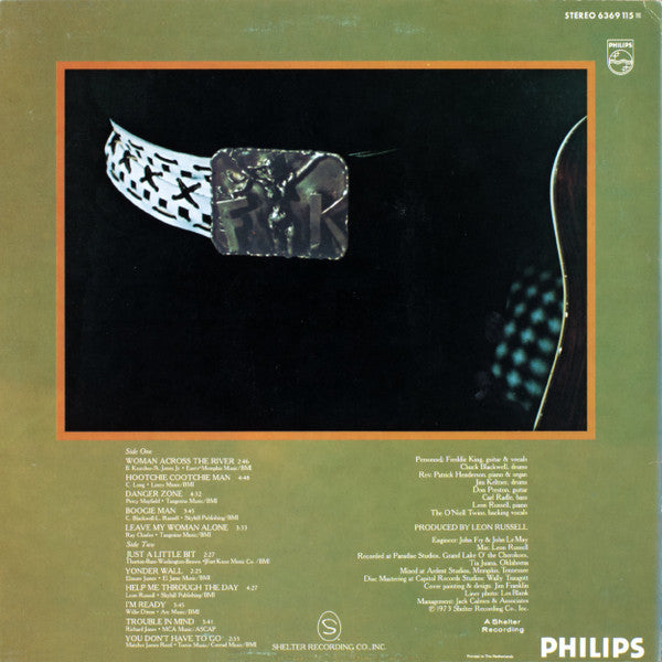 Freddie King : Woman Across The River (LP, Album)