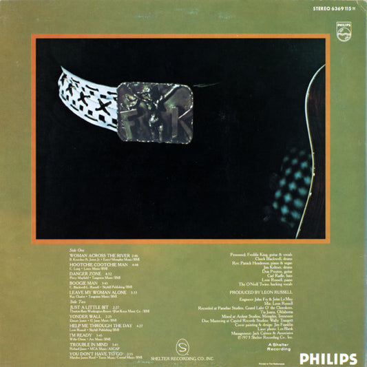 Freddie King : Woman Across The River (LP, Album)