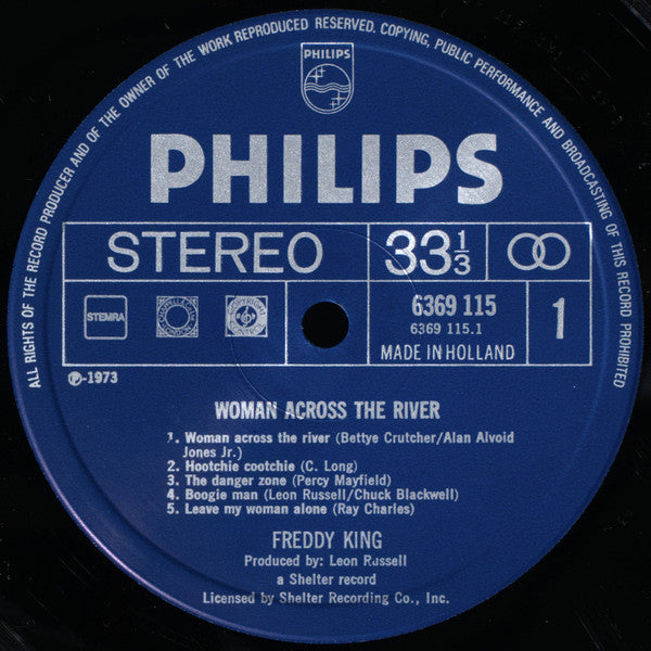 Freddie King : Woman Across The River (LP, Album)