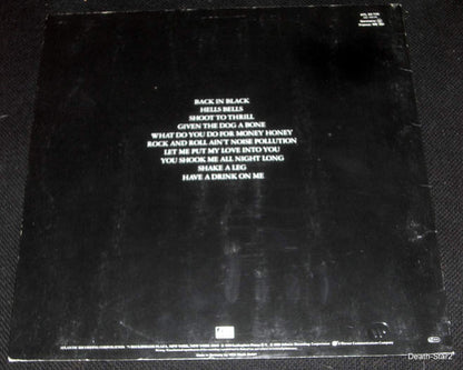 AC/DC : Back In Black (LP, Album, RE)
