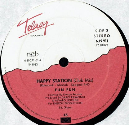 Fun Fun : Happy Station (Scratch Version) (12", Maxi)