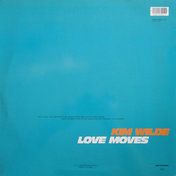 Kim Wilde : Love Moves (LP, Album)