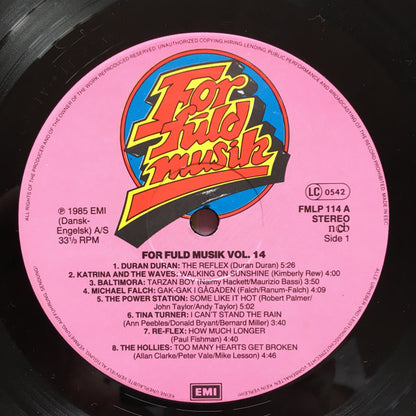Various : For Fuld Musik 14 (LP, Comp)