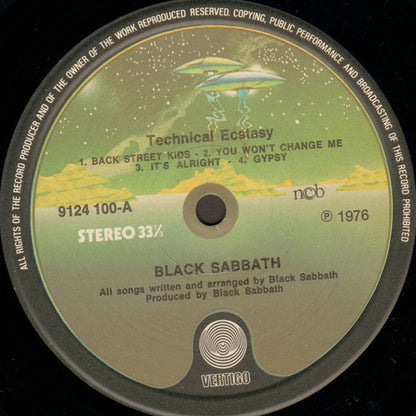 Black Sabbath : Technical Ecstasy (LP, Album)