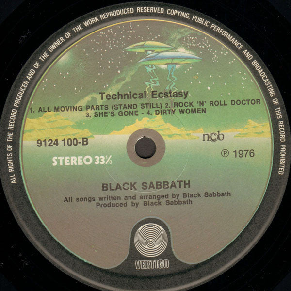 Black Sabbath : Technical Ecstasy (LP, Album)