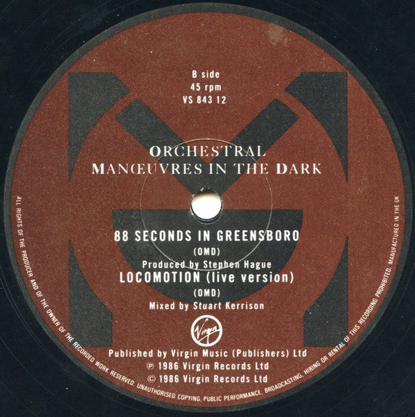 Orchestral Manoeuvres In The Dark : If You Leave (12", Single)