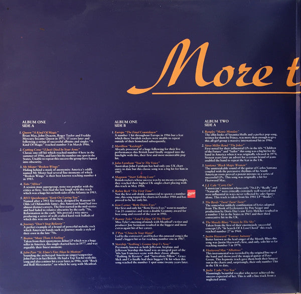 Various : More Than A Feeling (50 Sensational Hits) (3xLP, Comp)