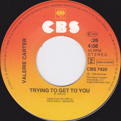 Valerie Carter : Crazy (7", Single)
