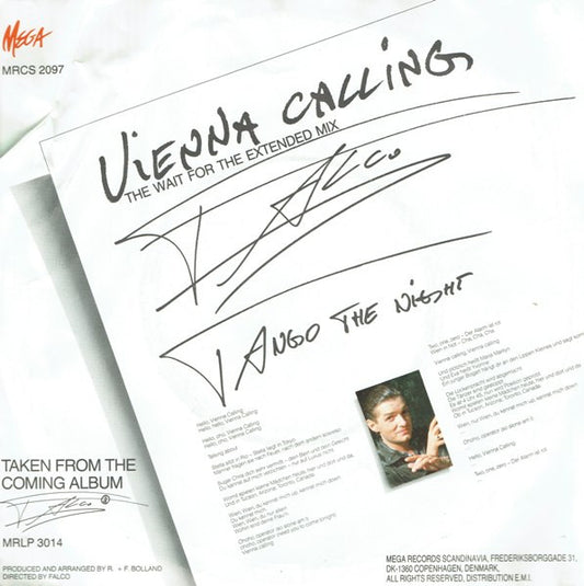 Falco : Vienna Calling (The Wait For The Extended Mix) (7")