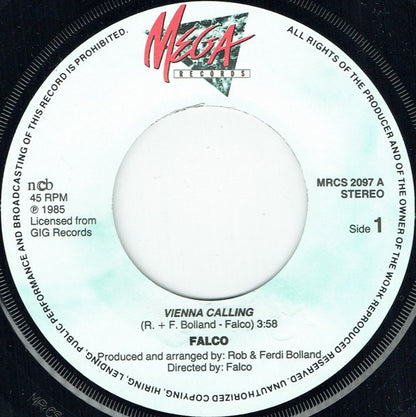 Falco : Vienna Calling (The Wait For The Extended Mix) (7")