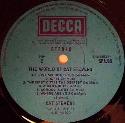 Cat Stevens : The World Of Cat Stevens (LP, Comp)