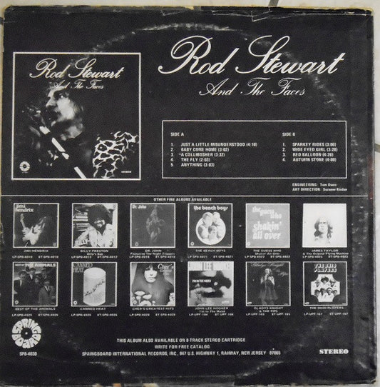 Rod Stewart And The Faces (3) : Rod Stewart And The Faces (LP, Comp)