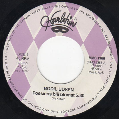 Bodil Udsen : Poesiens Blå Blomst / En Fynsk Historie (7")