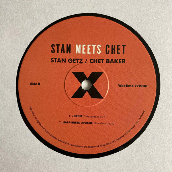 Stan Getz, Chet Baker : Stan Meets Chet (LP, Album, RE)