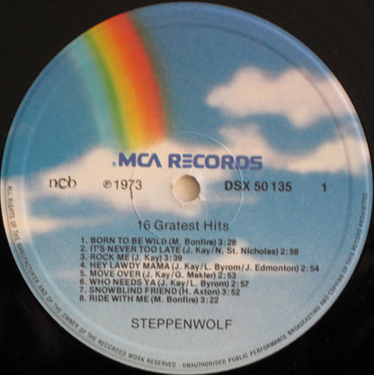 Steppenwolf : 16 Greatest Hits (LP, Comp)