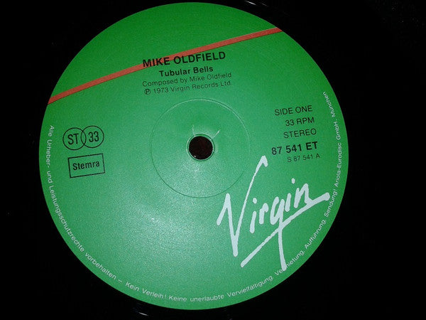 Mike Oldfield : Tubular Bells (LP, Album, RE)