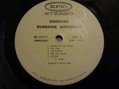Donovan : Sunshine Superman (LP, Album)