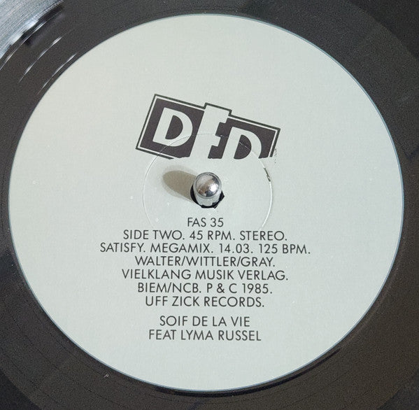 Soif De La Vie Feat. Lyma Russel : Satisfy (12")