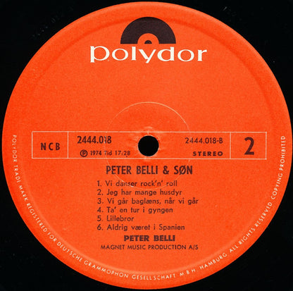 Peter Belli : Peter Belli & Søn (LP, Album)