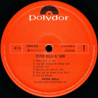 Peter Belli : Peter Belli & Søn (LP, Album)