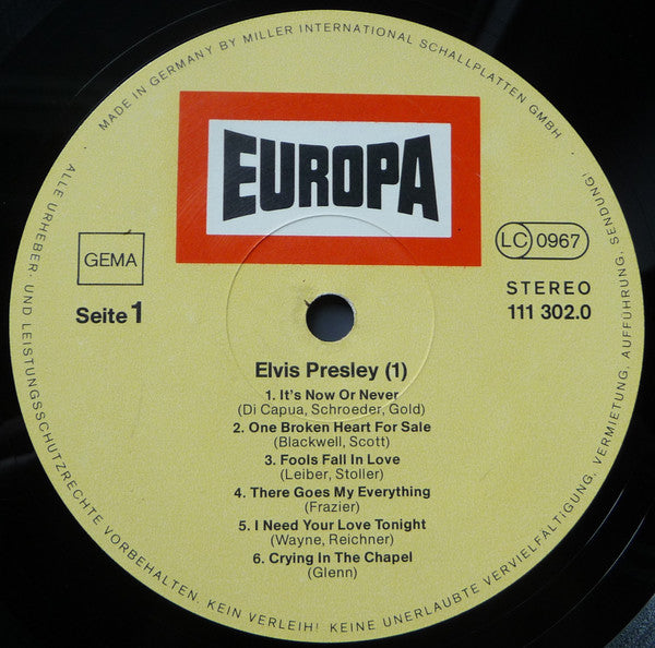Elvis Presley : Elvis Presley (1) (LP, Comp)