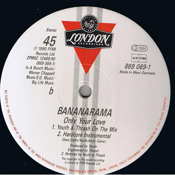 Bananarama : Only Your Love (12", Single)