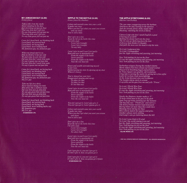 Grace Jones : Living My Life (LP, Album)