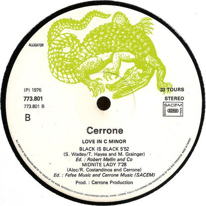 Cerrone : Love In C Minor (LP, Album)