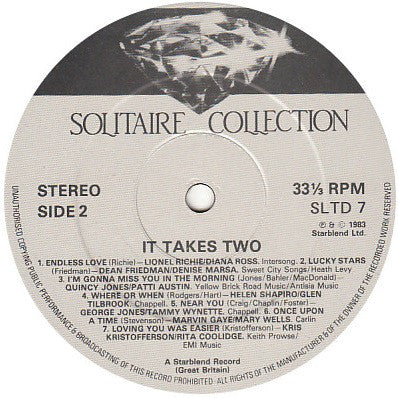 Various : It Takes Two (28 Songs Of Love For Two) (2xLP, Album, Comp, RE, Gat)