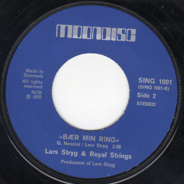 Lars Stryg & Royal Strings : Aldrig Mer' Må Jeg Se Dig (7")