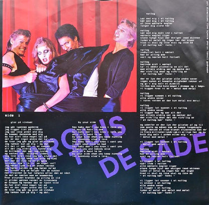 Anne Linnet : Marquis De Sade (LP, Album, RE, Red)