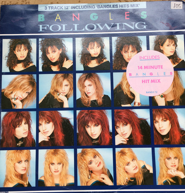 Bangles : Following (12", Single, P/Mixed)