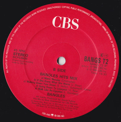 Bangles : Following (12", Single, P/Mixed)