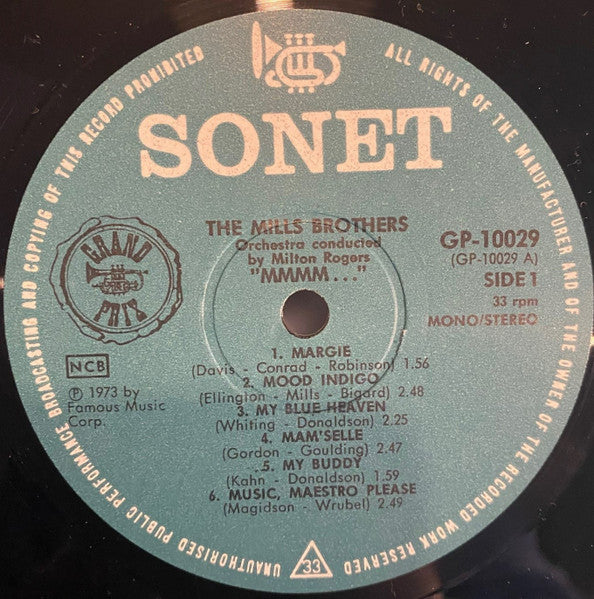 The Mills Brothers : MMMM... (LP, Album)