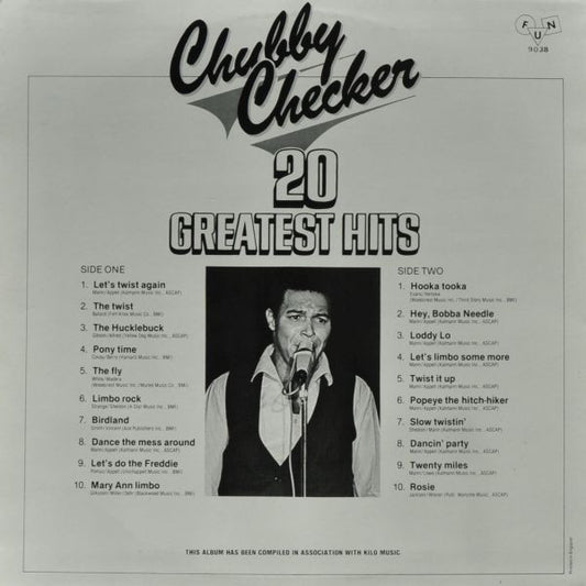 Chubby Checker : 20 Greatest Hits (LP, Comp)
