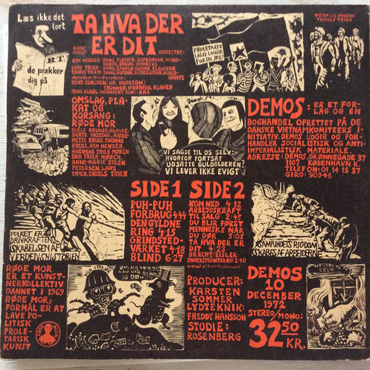 Røde Mor : Ta Hvad Der Er Dit (LP, Album, Bla)