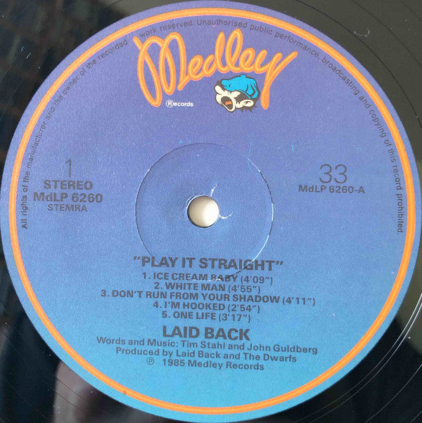 Laid Back : Play It Straight (LP, Album)
