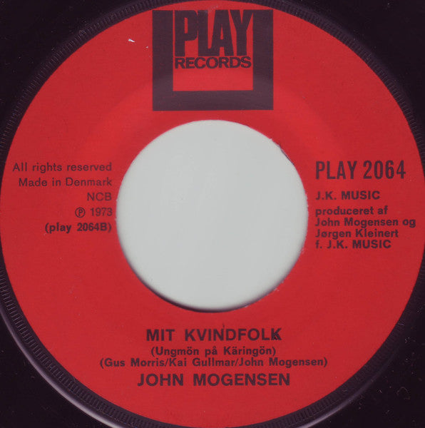 John Mogensen : Mytteriet på H.M.S. "Bounty" Anno : 1789 / Mit Kvindfolk  (7", Single)