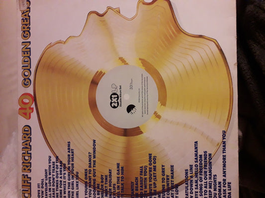 Cliff Richard : 40 Golden Greats (2xLP, Comp)