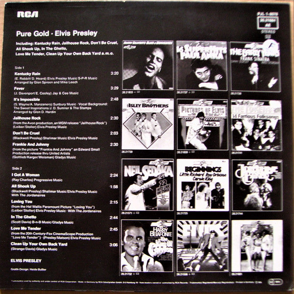 Elvis Presley : Pure Gold (LP, Comp)