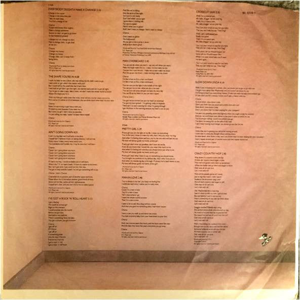Eric Clapton : Money And Cigarettes (LP, Album)