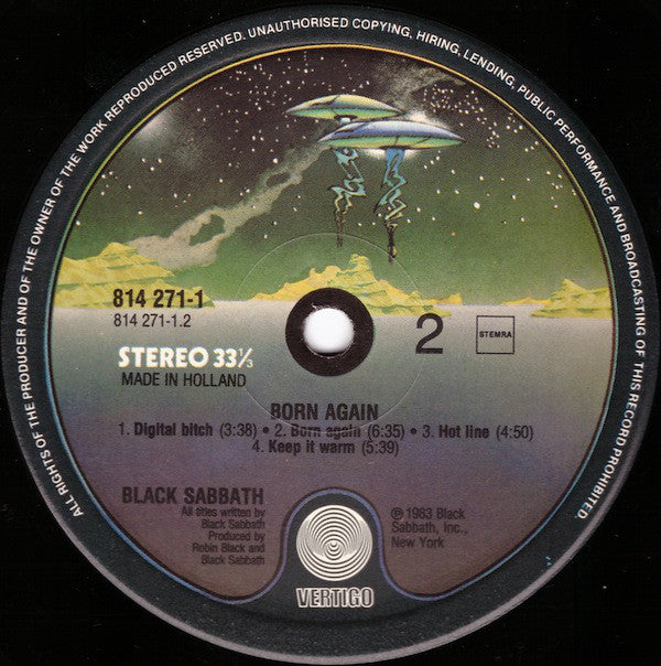 Black Sabbath : Born Again (LP, Album)