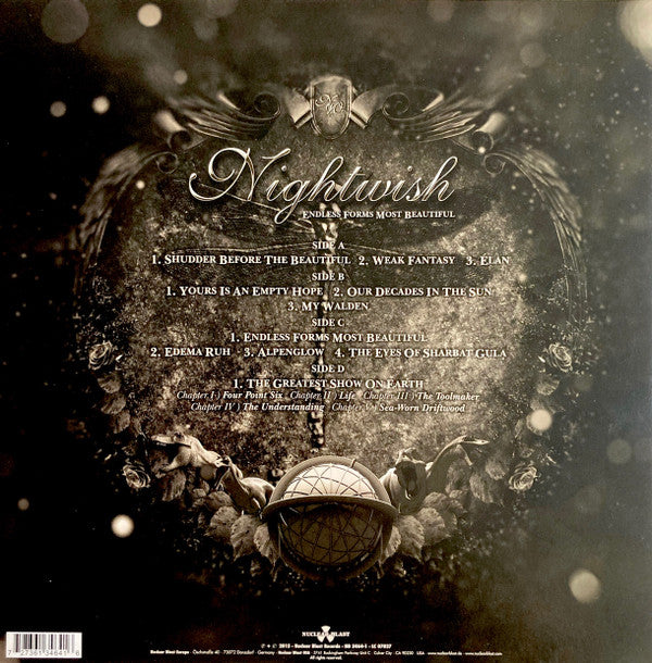 Nightwish : Endless Forms Most Beautiful (2xLP, Album)